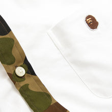 Load image into Gallery viewer, 1st Camo Front Panel BD Shirt White