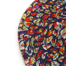 Charger l'image dans la galerie, Floral Cord 5 Panel Navy