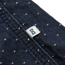 Charger l'image dans la galerie, Work LS Shirt Japanese Dots Denim Blue Stone Wash
