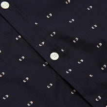 Load image into Gallery viewer, Anton Coupe Shirt Polka Navy