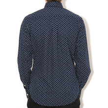Charger l'image dans la galerie, Slim Fit Button Down Shirt Navy Dot