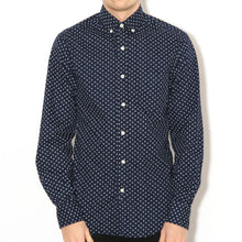 Charger l'image dans la galerie, Slim Fit Button Down Shirt Navy Dot