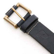 Charger l'image dans la galerie, Zigzag Stitch Leather Navy
