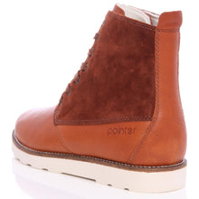 Charger l'image dans la galerie, Caine Oiled Leather/Suede Ivory Autumn
