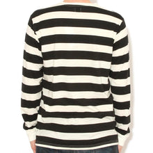 Charger l'image dans la galerie, Marvin LS Tee Cotton Jersey Black/White
