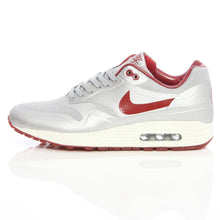 Load image into Gallery viewer, Air Max 1 Hyperfuse QS Metallic Silver/Deep Red
