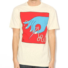 Charger l'image dans la galerie, Seamstress Hand Tee Speckled Off White
